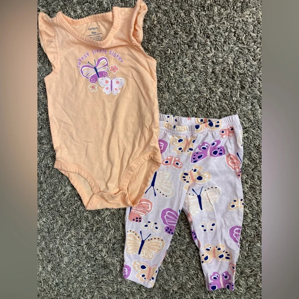Carters 9 month baby girl summer outfit